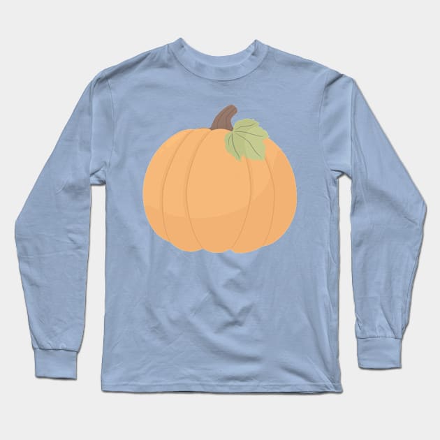 Pumpkin Long Sleeve T-Shirt by NovaSammy